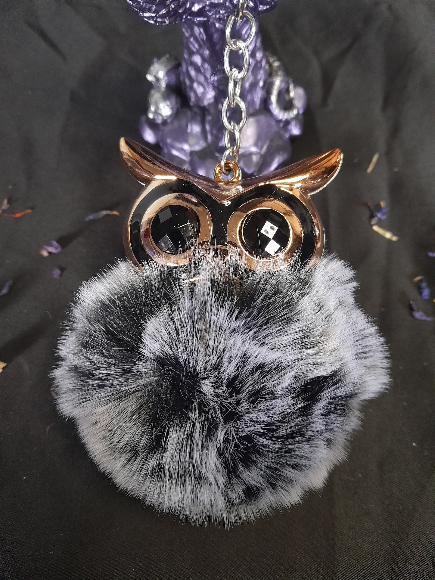 Bag tag /keychain - owl