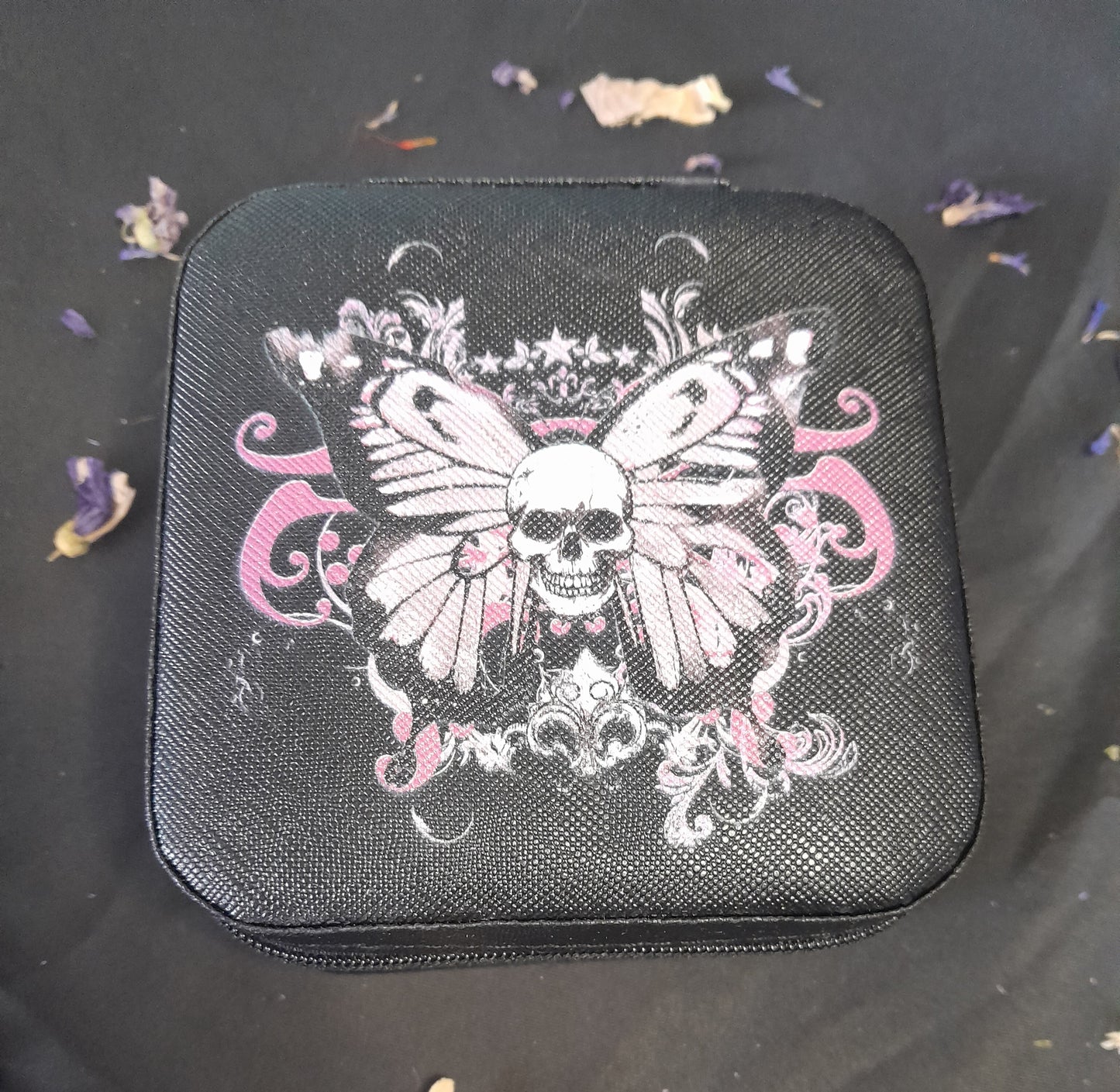 Jewellery box -Skull butterfly