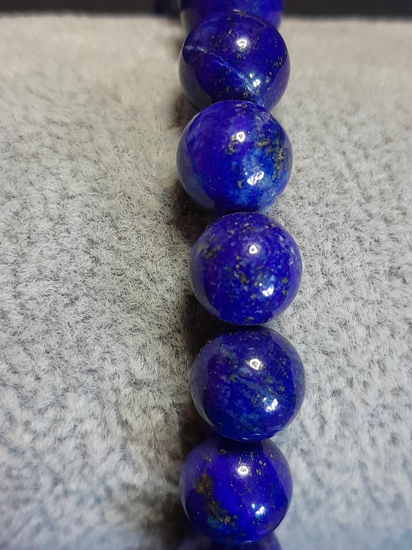 Crystal bead bracelet - Lapis Lazuli