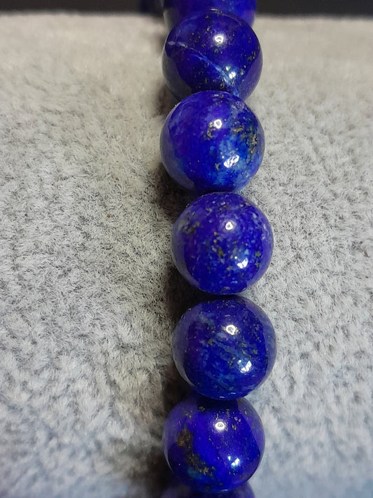 Crystal bead bracelet - Lapis Lazuli