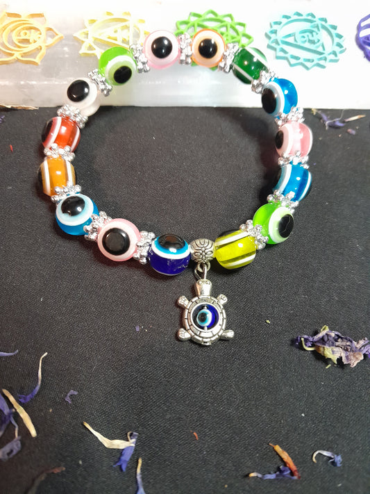 Evil eye bracelet - Rainbow