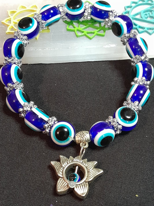 Evil eye bracelet - flower