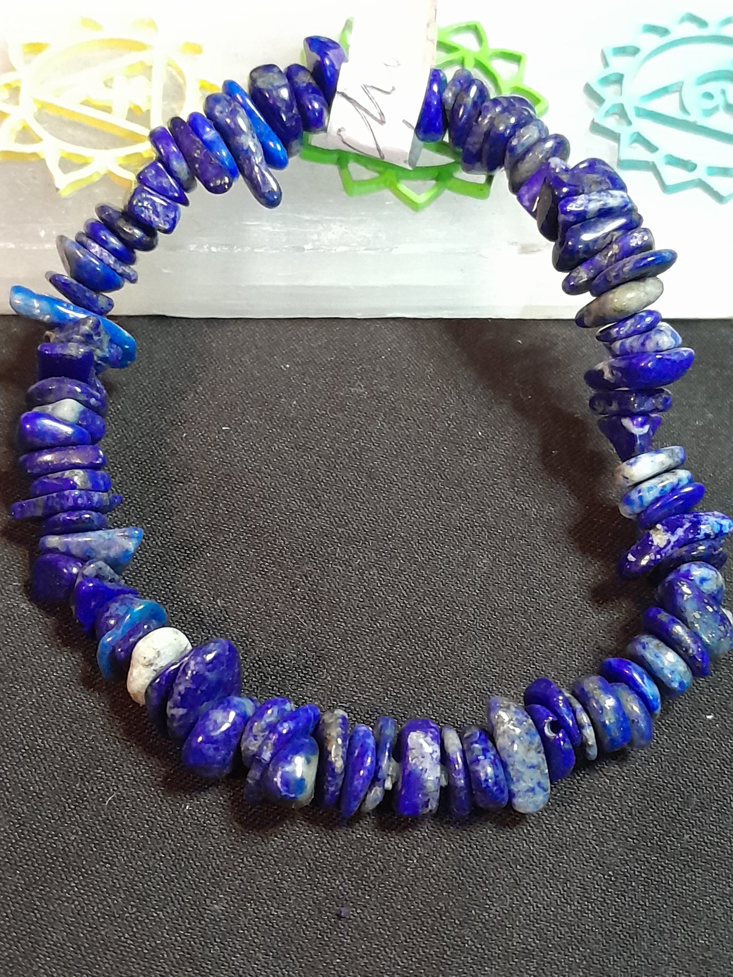 Crystal chip bracelet - Lapiz Lazuli