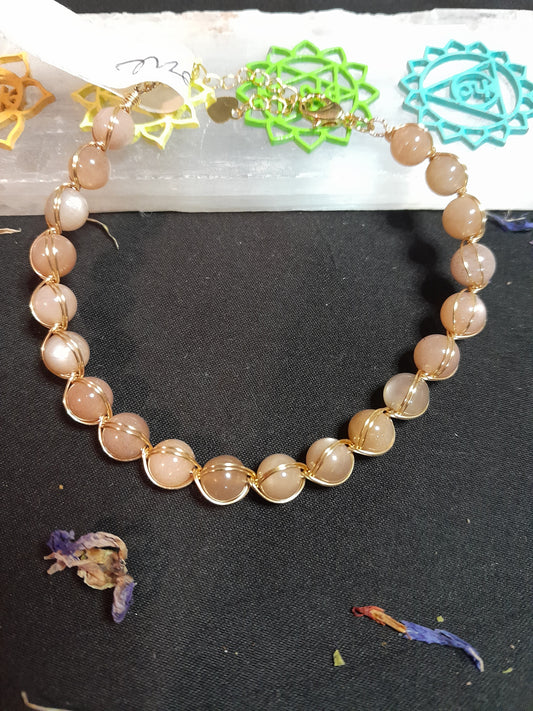 Sunstone bracelet