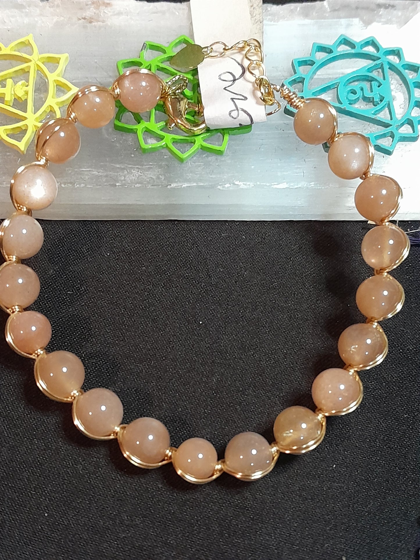 Sunstone bracelet