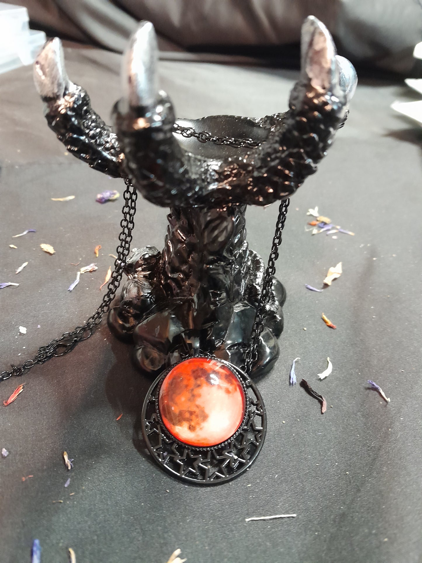 Blood moon pendant