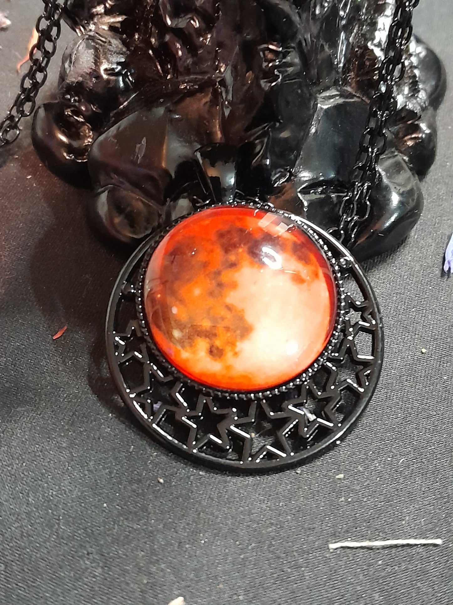 Blood moon pendant