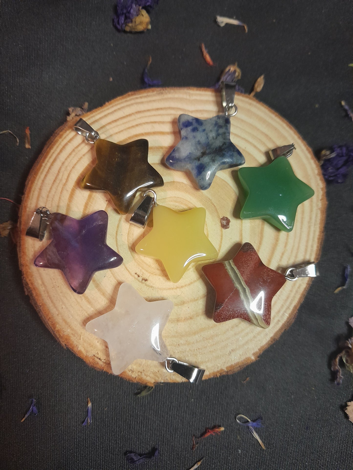 Crystal Star pendants