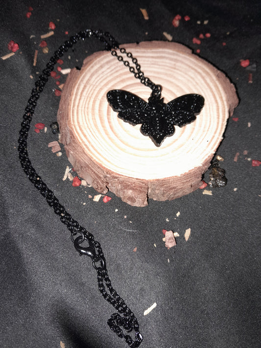 Dark butterfly pendant -design 1