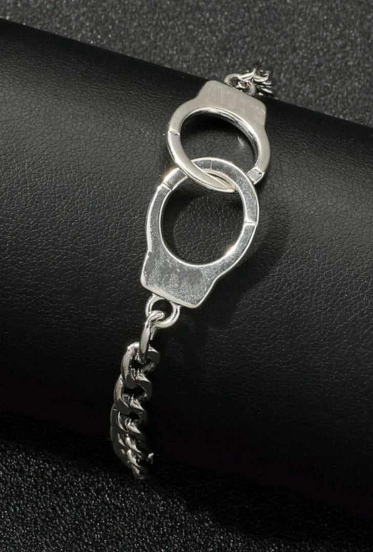 Handcuff bracelet-Silver