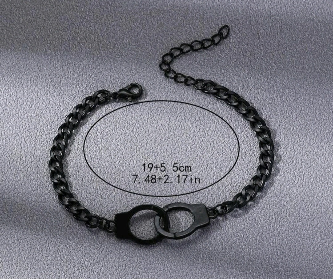 Handcuff Bracelet -Black