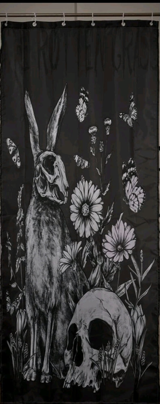 Shower curtain - Dark bunny