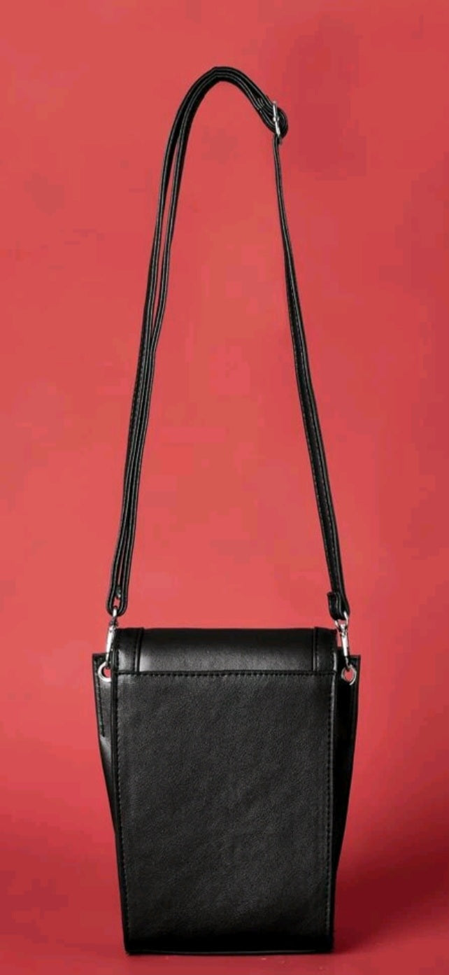 Metal cross body bag