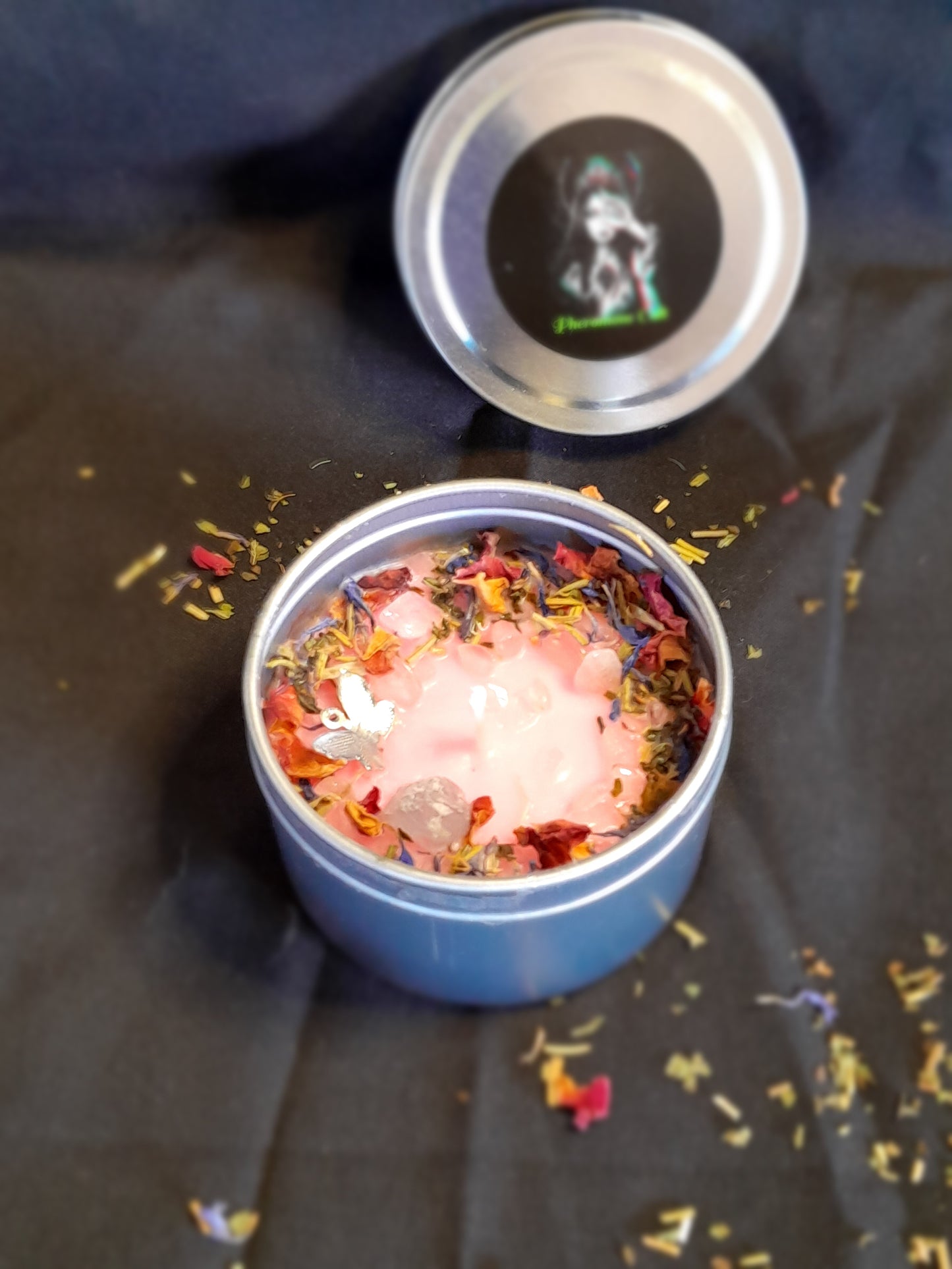 Tinned scented candle - Lovespell