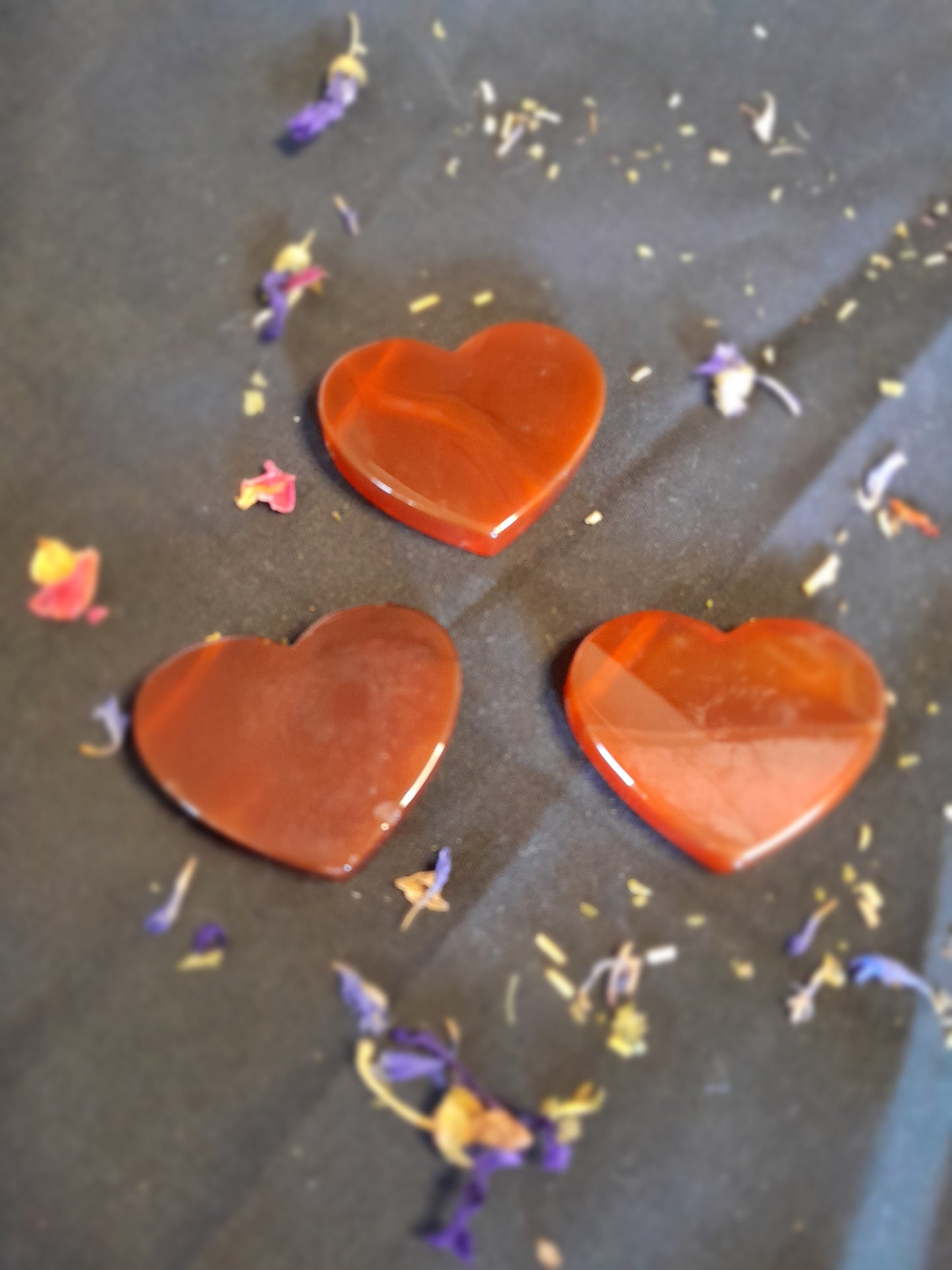 Carnelian hearts