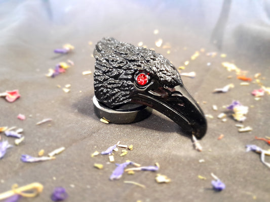 Bkack crow ring