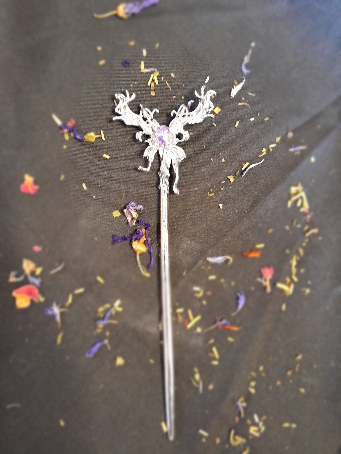 Hair pin - Purple Butterfly