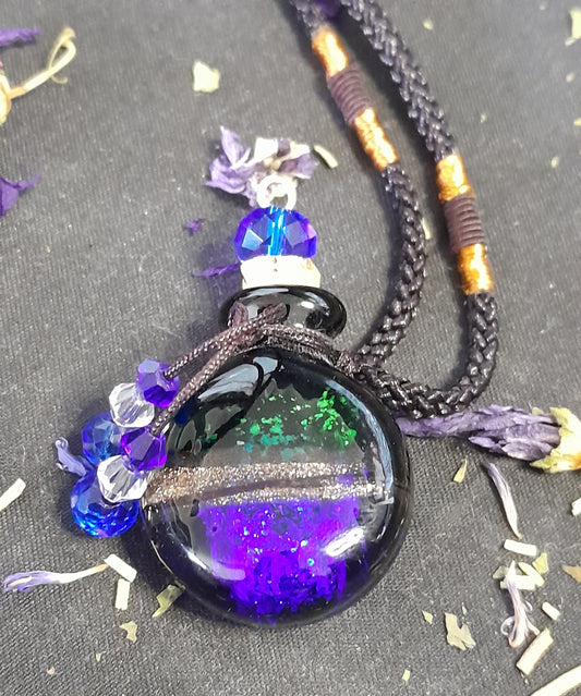 Spell bottle oil necklace 5