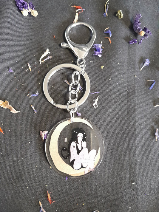 Keyring -Scorpio moon