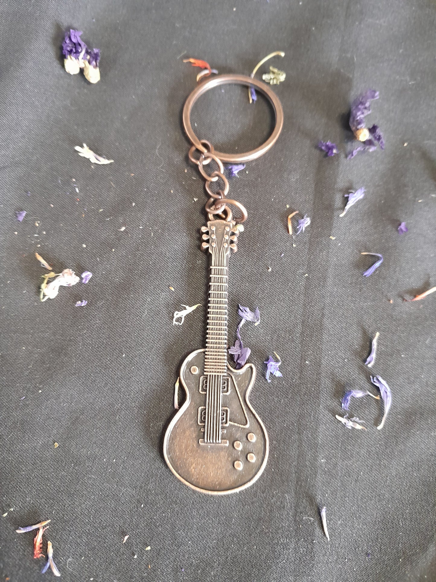 Keyring - Bronze guitar