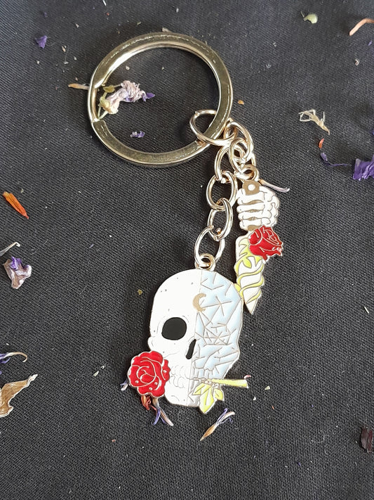 Keyring - Skull/dagger