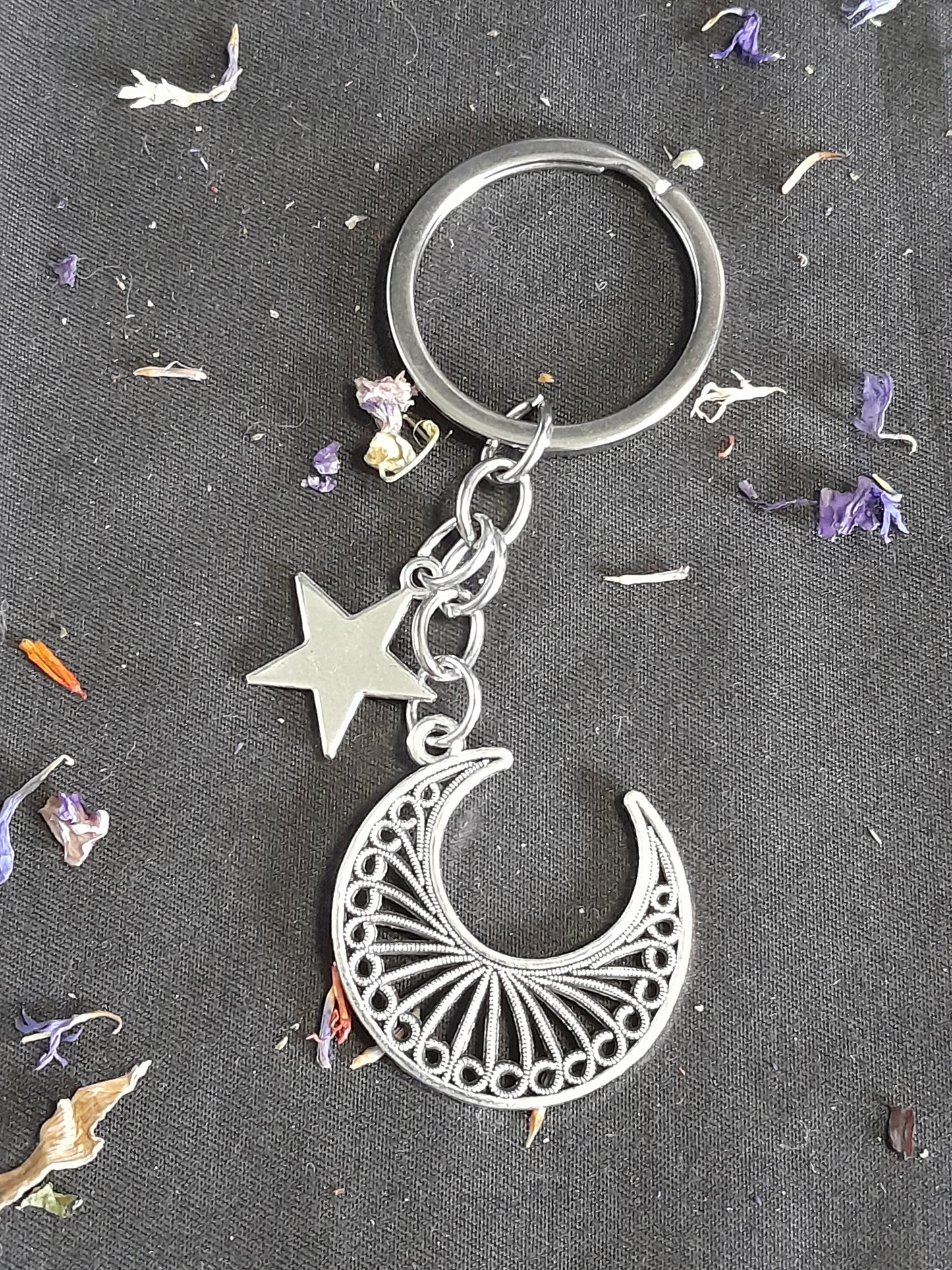 Keyring - Moon/star