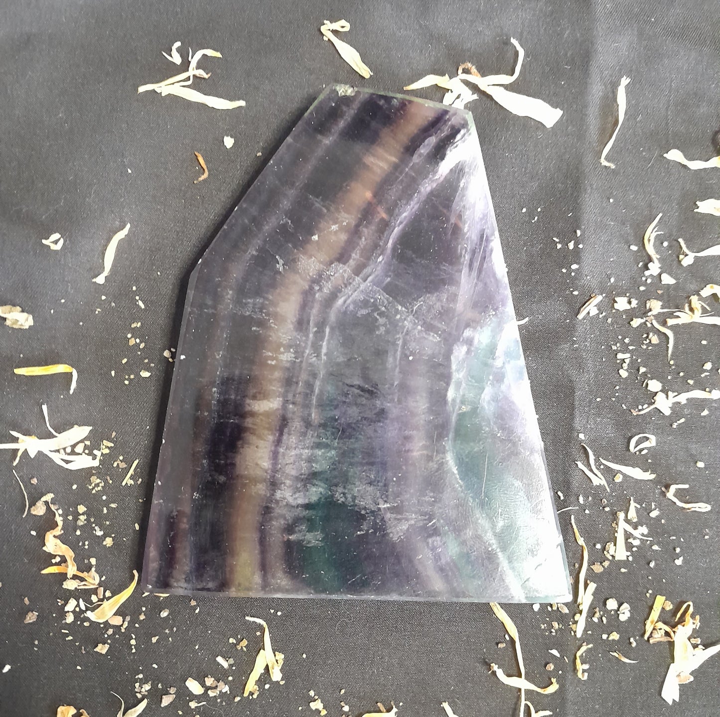 Beautiful crystal Flourite slab