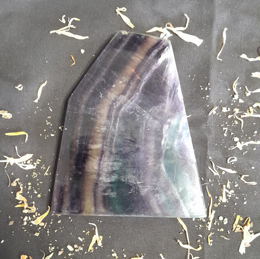 Beautiful crystal Flourite slab