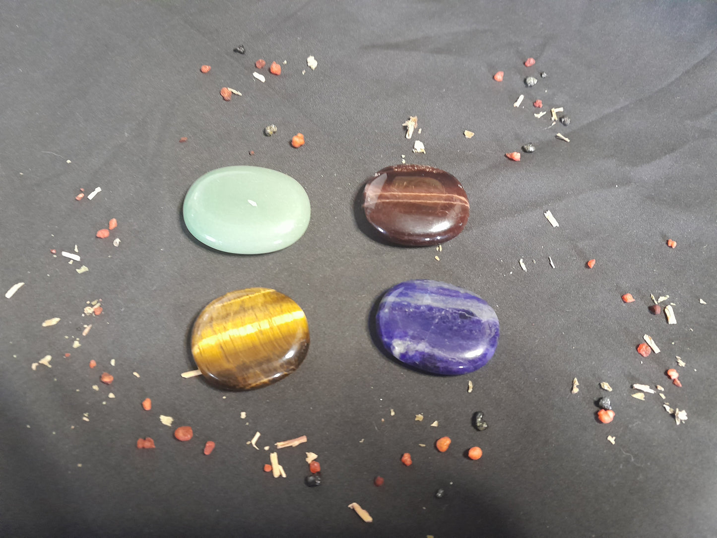 Flat worry stones