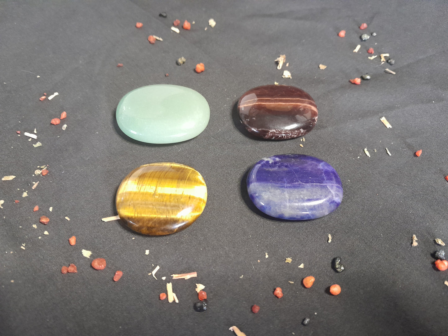 Flat worry stones