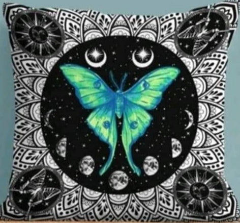 Night Butterfly Cushion Cover