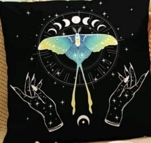 Night Moth Cushion Cover