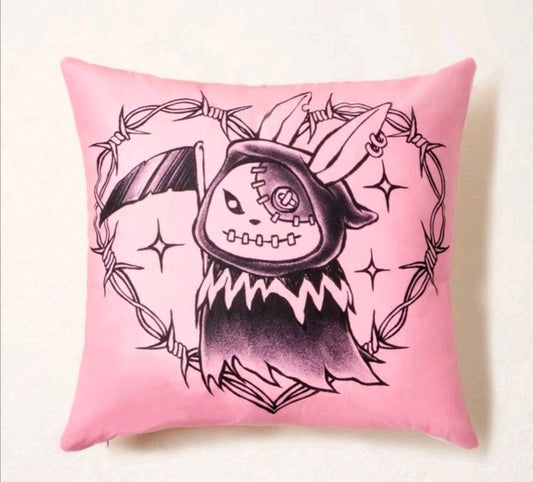 Evil Bunny Cushion Cover