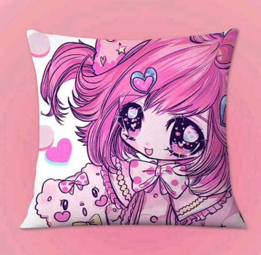 Anime Girl Cushion Cover