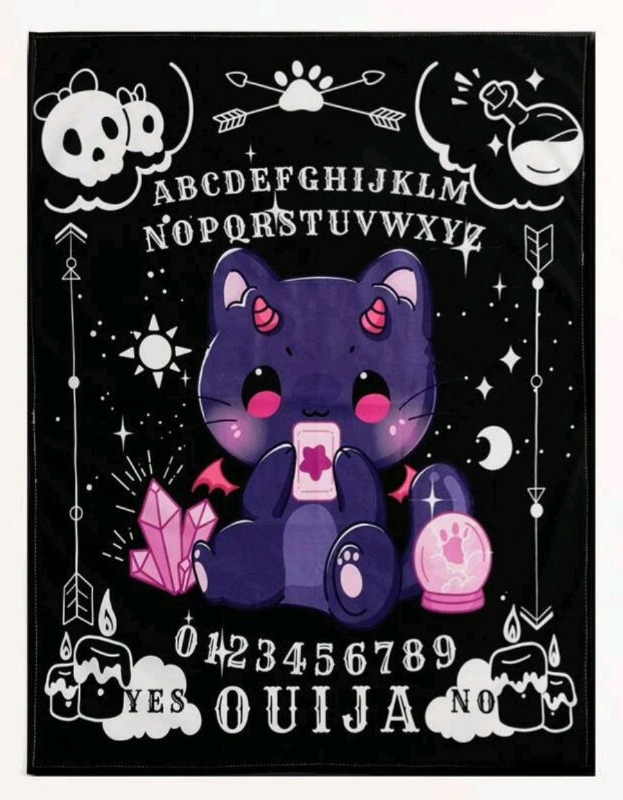 Ouija Kitty Tapestry