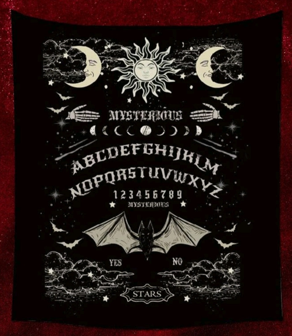 Ouija Bat Tapestry