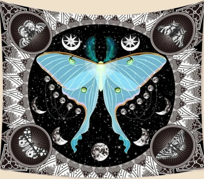 Moth of Rebirth Tapestry