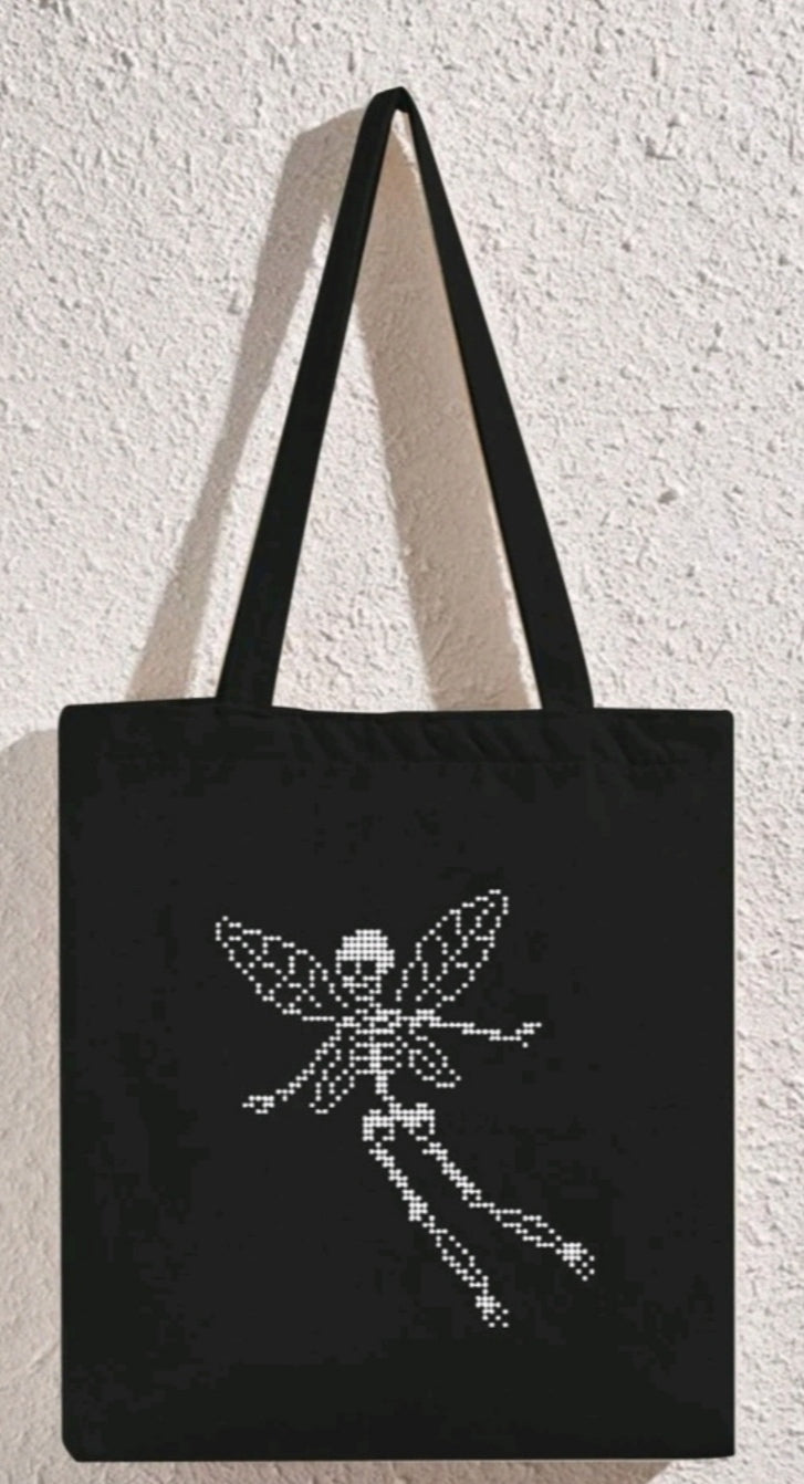 Skeleton Fairy Tote Bag