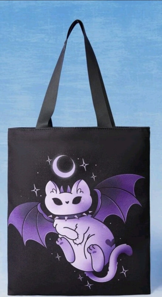 Bat cat Tote Bag